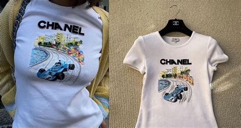 chanel formula 1 shirt dupe|chanel f1 tees price.